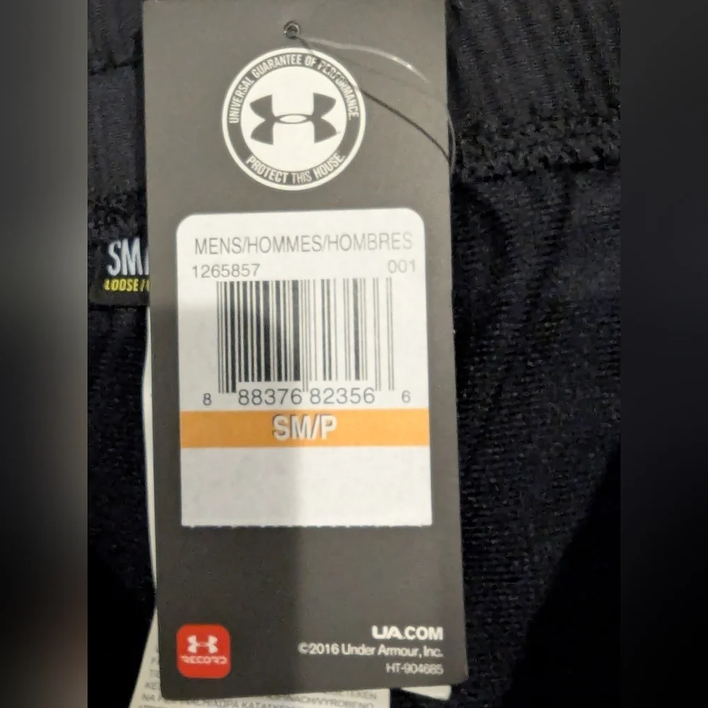 Under Armour ColdGear Tapered Athletic Pants, Black Mens Size Small New! - Picture 14 of 14